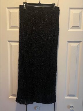 Gia Studios feathery croquet mid length pencil skirt